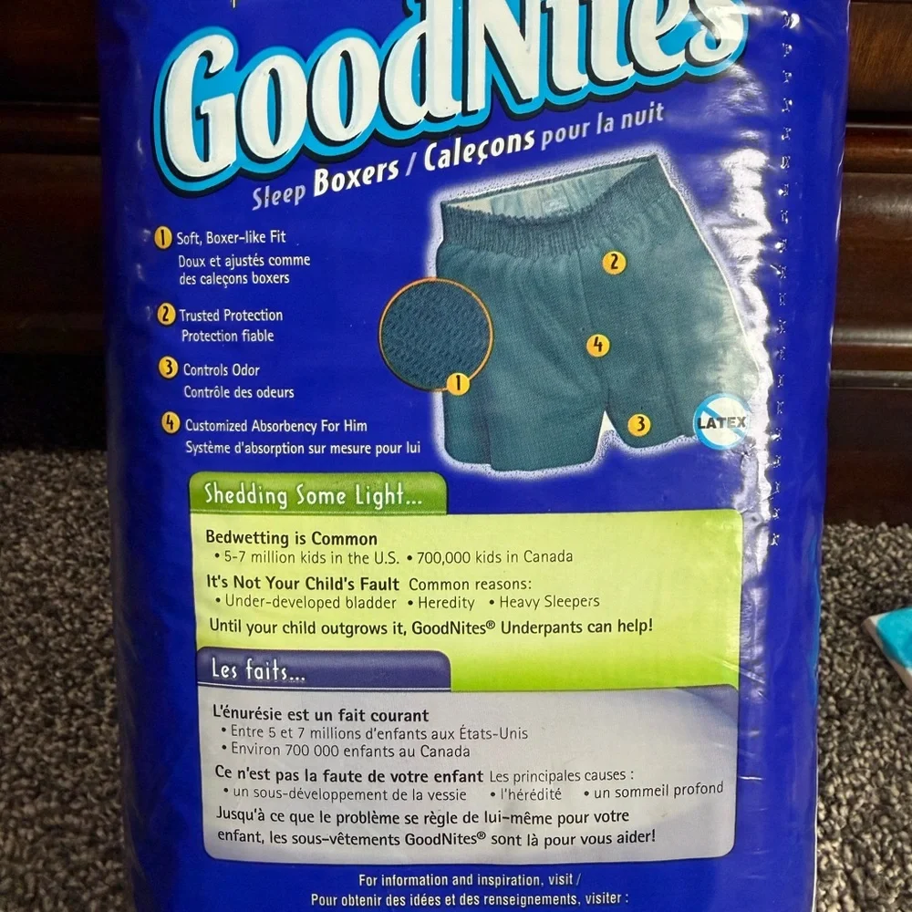 GoodNites Sleep Boxers for Boys - Picture 2 of 2